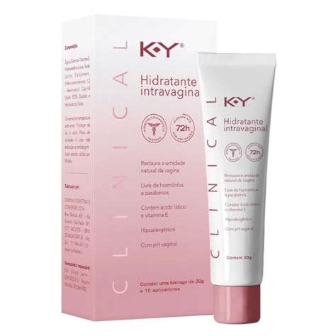 Gel Hidratante Íntimo K Y Ky Clinical Com Aplicadores 30g