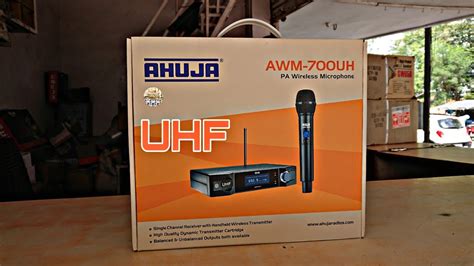 AHUJA AWM 700UH PA WIRELESS MICROPHONE UNBOXING REVIEW YouTube