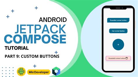 Styling Buttons Jetpack Compose Android Studio Youtube