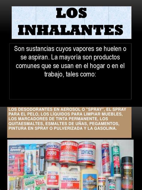 Los Inhalantes Pdf