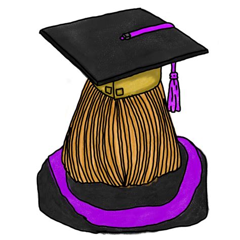 Female Graduate Illustration Png