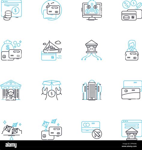 My Management Linear Icons Set Efficiency Collaboration