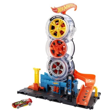 Oyun SetleriHot WheelsMAT HDP Hot Wheels City Tekerlek Kulesi Pisti