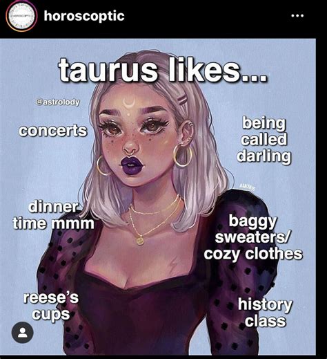 An Image Of A Woman With Words On Her Face And The Caption Taurus Likes