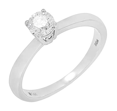 Jewellery Rings Solitaire Inspire Diamonds 14k White Gold Diamond