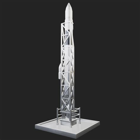 3D file Falcon 1 Rocket SpaceX・3D print design to download・Cults