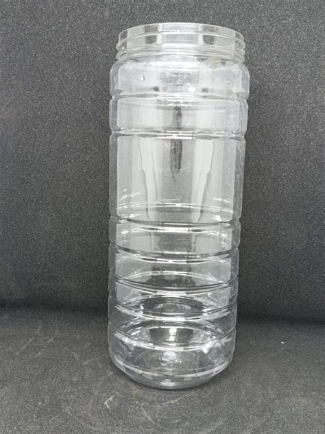 Transparent Round Plastic Jar Pet Plastic Jar House Hold Jar