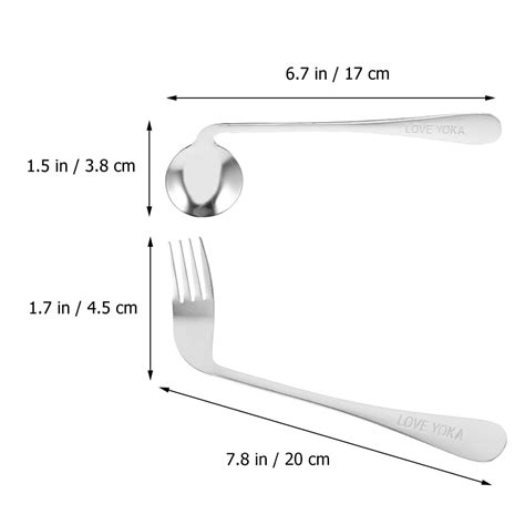 Angled Fork Spoon Adaptive Curved Utensils For Parkinson S Elderly