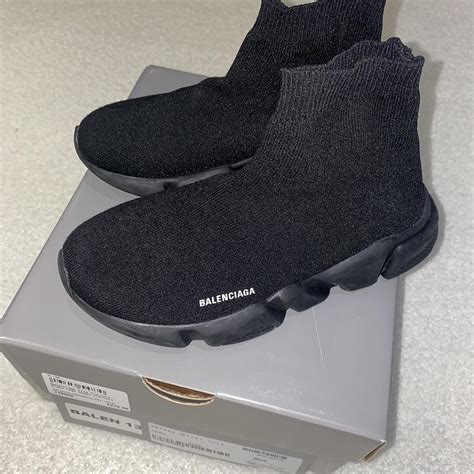 Balenciaga Black Trainers Depop