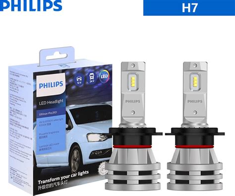 Philips H7 Ultinon Pro3101 LED 6500K Koplampen Dimlicht 12 24v Wit Set