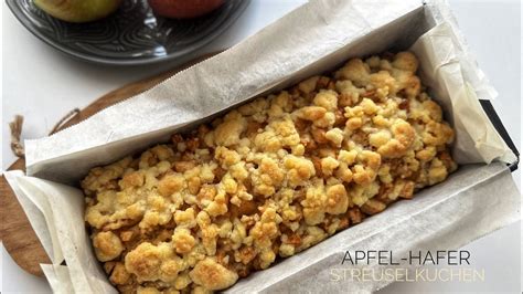 Apfel Hafer Streusel Kuchen Ohne Mehl Streusel Kuchen Ohne Kneten