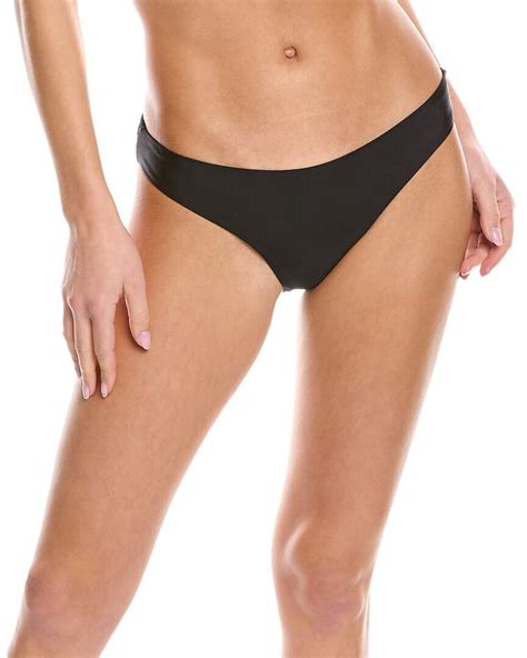 Buy Pq Basic Ruched Teeny Bikini Bottom Black At Off Editorialist