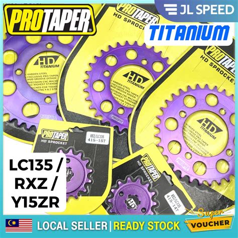 PROTAPER 415 SPROCKET TITANIUM HD YAMAHA LC135 RXZ Y15 Y15ZR Y16 Y16ZR