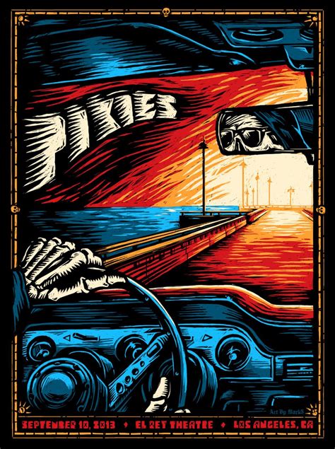 Pixies Concert Poster - Modern Poster Layouts