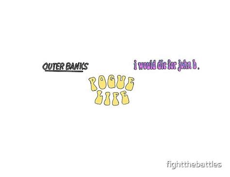 Outer Banks Sticker Pack By Fightthebattles Redbubble Stickers