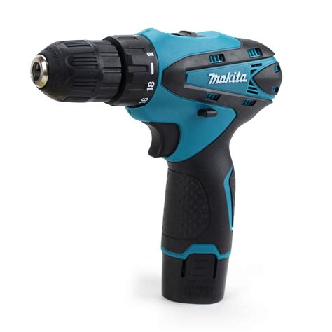 Аккумуляторный шуруповерт Makita DF330DWE (12V, 1.5AH) с набором ...