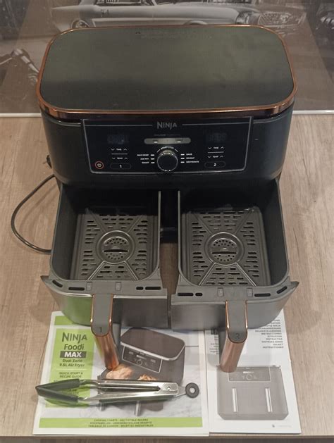 Ninja Food AF400EUCP MAX 2 Zonen Heißluftfritteuse Airfryer 9 5L 2