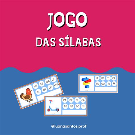 Jogo das sílabas Luana da Silva Santos Hotmart