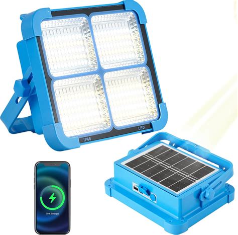 Portable LED Work Solar Light 50W 264D LED Floor Light IP66