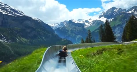 Switzerland mountain coaster has the best panoramic landscape view of Alps – Madly Odd!