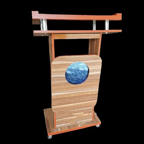 Wooden Pulpit Low Budget Eloquent Displays Decor