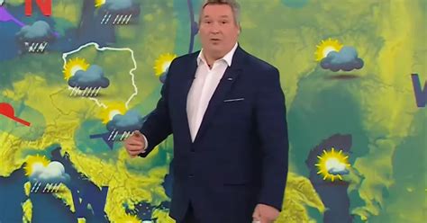 Wpadka Pogodynka W Polsat News Widzowie Us Yszeli Wulgarn Wi Zank