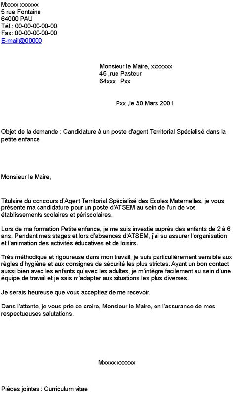 Lettre De Motivation Pour Formation Cap Petite Enfance Laboite Cv Fr