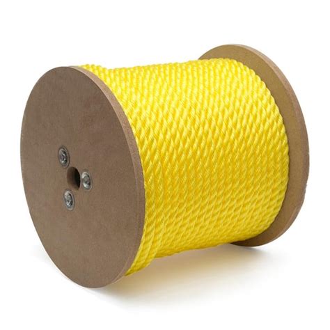 Kingcord In X Ft Polypropylene Twisted Rope Strand Yellow