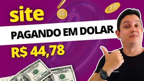 Site pagando em Dólar para Iniciantes GANHAR DINHEIRO PELO CELULAR