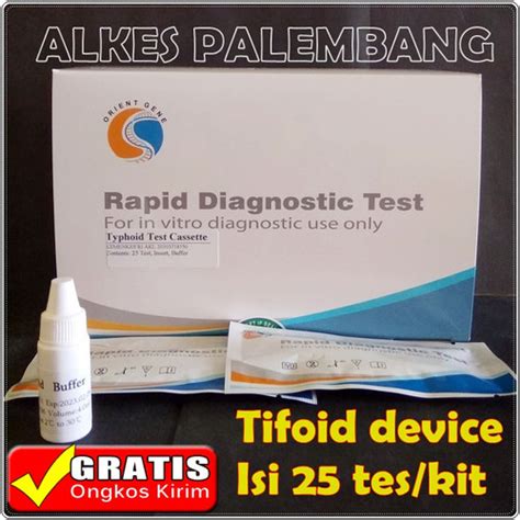 Jual Typhoid IgG IgM Test Tifoid Test Widal Alat Tes Tifoid ORIENT