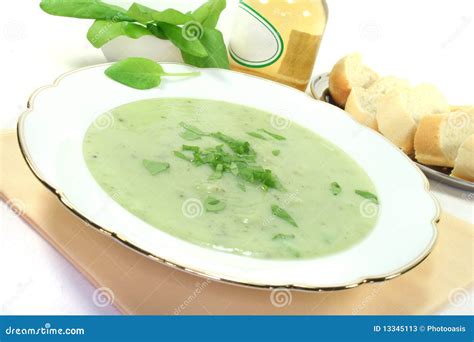 Herbs Soup Stock Image Image Of Borage Fresh Cress 13345113