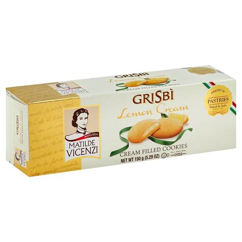 Grisbi Lemon Cream Filled Cookies Shop Cookies At H E B