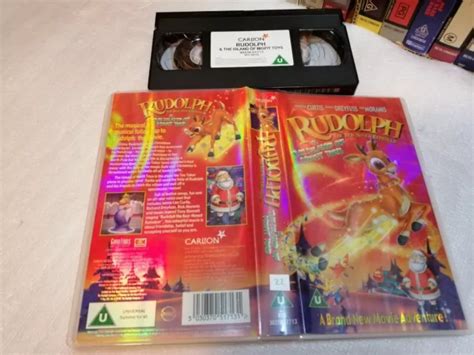 RUDOLPH THE ISLAND OF MISFIT TOYS RARE Carlton Video UK Vhs Issue