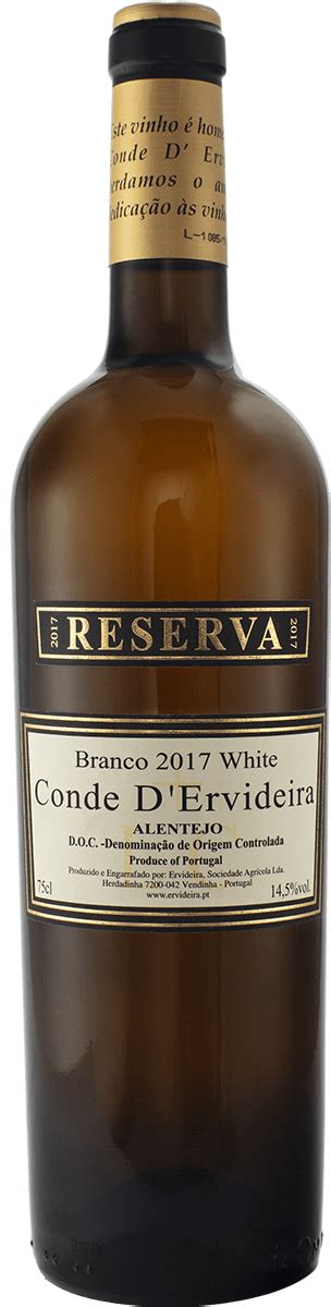 Conde D Ervideira Reserva Branco Caves Santa Cruz