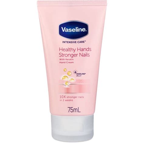 Vaseline Intensive Care Healthy Hands Stronger Nails Hand Cream 75ml