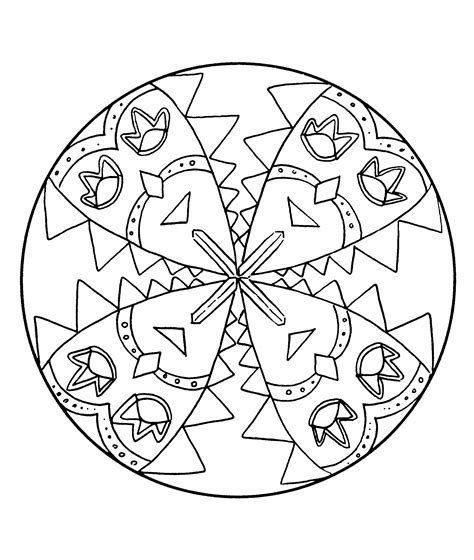 The carnival - Mandala Coloring Pages for Kids