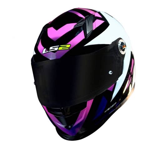 Capacete Ls Ff Starwar Fechado Feminino Preto E Rosa Shopee Brasil