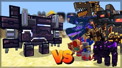 Minecraft Mech Monstrosity Vs L Ender S Cataclysm Mob Battle