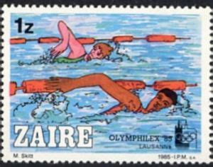 Stamp International Philatelic Exhibition In Lausanne Zaire