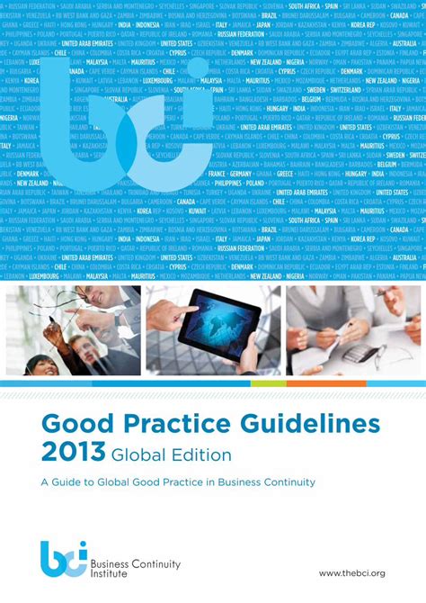 Pdf Bci Good Practice Guidelines 2013 Dokumentips