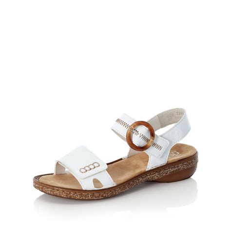 Rieker Ladies Buckle Trim Sandal Hobson Shoes