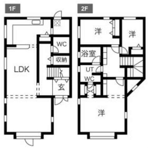 名古屋市営地下鉄東山線 本郷駅 地上2階建て 築21年 愛知県名古屋市名東区社が丘4丁目 17万円／3ldk 洋 44・6・125