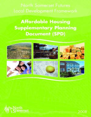 Fillable Online N Somerset Gov Cd Affordable Housing