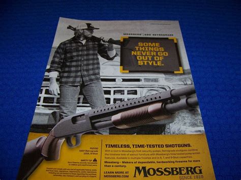 2023 MOSSBERG 590 RETROGRADE SOME THINGS 1 PAGE ORIGINAL SALES AD