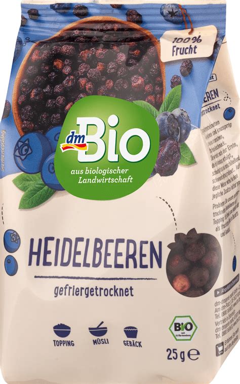 Dmbio Trockenfr Chte Heidelbeeren Gefriergetrocknet G Dauerhaft