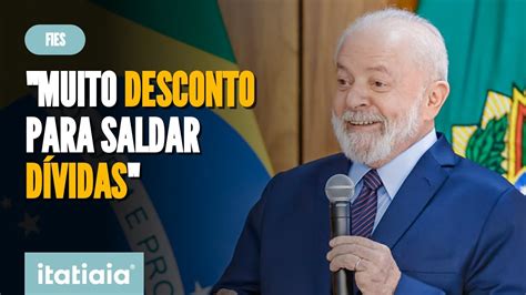 Lula Anuncia Medidas Para Facilitar Renegocia O De D Vidas Do Fies