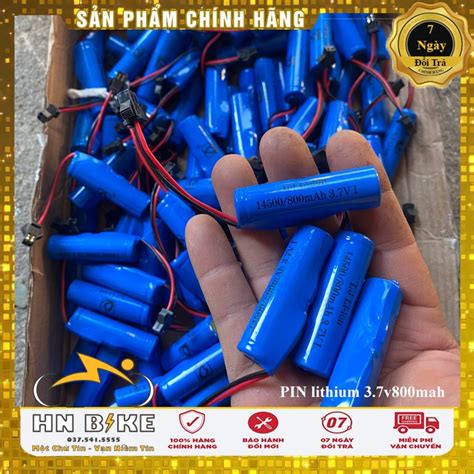 Pin sạc Lithium 14500 3 7V 800 mAh pin cho đồ chơi xe điều khiển từ xa