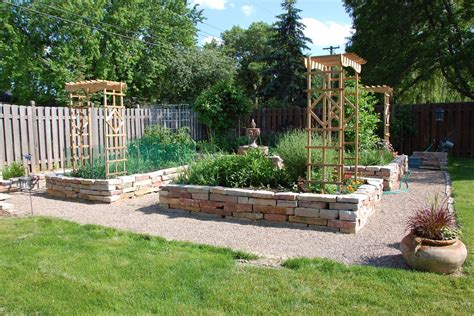 Stacked Stone Raised Beds Building Raised Garden Beds Raised Garden