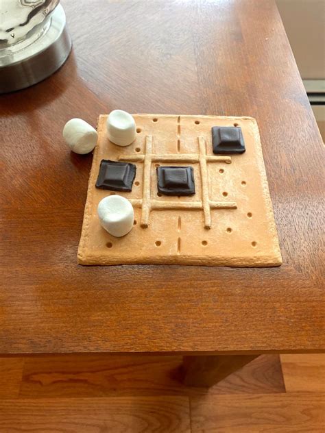 Habdmade Clay Tic Tac Toe Smore Board Pottery Crafts Diy Pottery