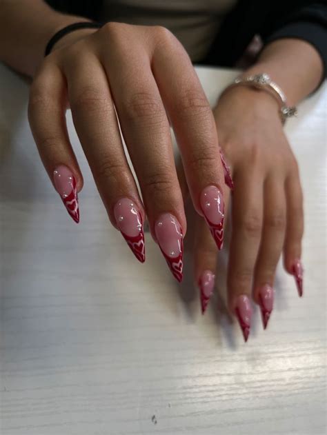 Acrylic Nails Stiletto Pointy Nails Stilleto Nails French Acrylic